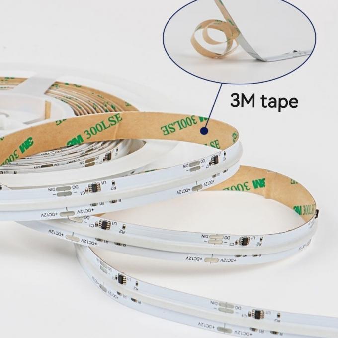 Commerciële Magic COB LED Strip Dream Full Color DC 24V Adreserbaar 3
