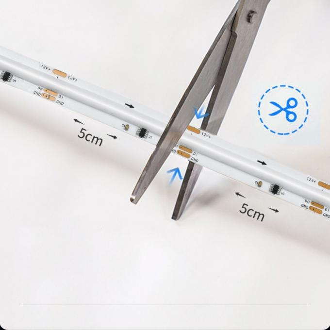 Commerciële Magic COB LED Strip Dream Full Color DC 24V Adreserbaar 2