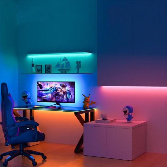 Commerciële Magic COB LED Strip Dream Full Color DC 24V Adreserbaar 8