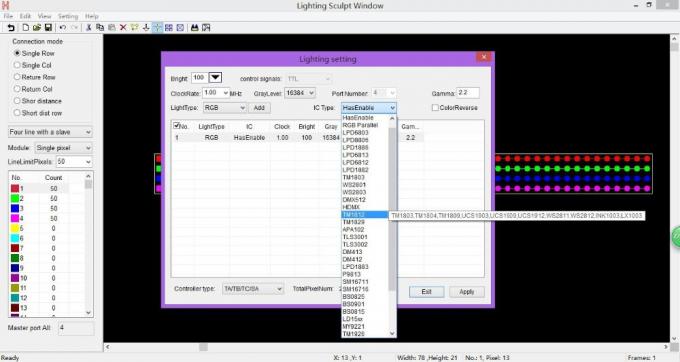 4096 pixels Salve DMX LED Controller H802RA 4 poorten Aluminium legeringsmateriaal 1