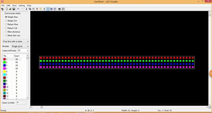 4096 pixels Salve DMX LED Controller H802RA 4 poorten Aluminium legeringsmateriaal 6
