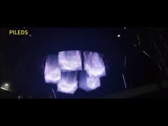 360° kijkhoek 500*500MM Led Light Sheet Matrix Scherm voor optimale kijkervaring